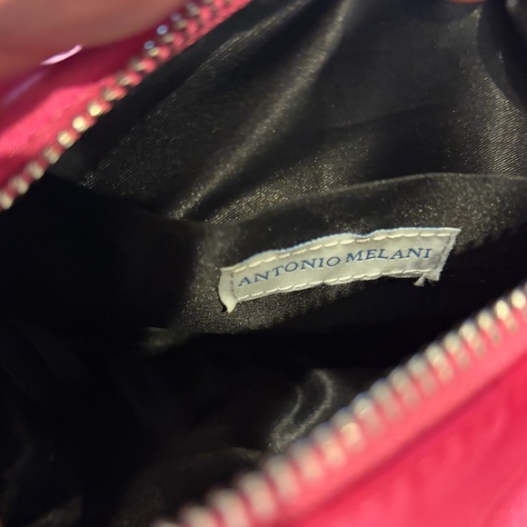 ‼️LOW START‼️ANTONIO MELANI Pink Bow-Embellished Women's Bag. She’s so feminine. - Picture 7 of 10